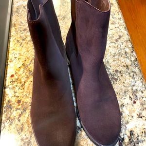 Lands’end Brown Suede Women's Boots